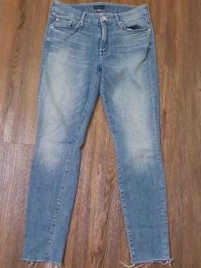 MOTHER Light Blue Skinny Jeans used good size 27.